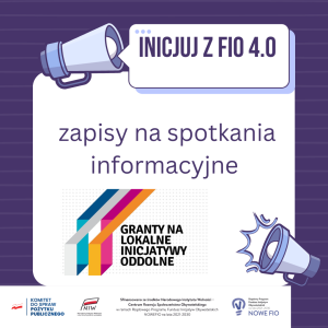 Spotkania informacyjne Inicjuj z FIO 4.0. Edycja 2026